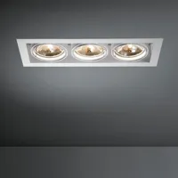 modular lighting -   spot encastrable multiple aluminium / noir